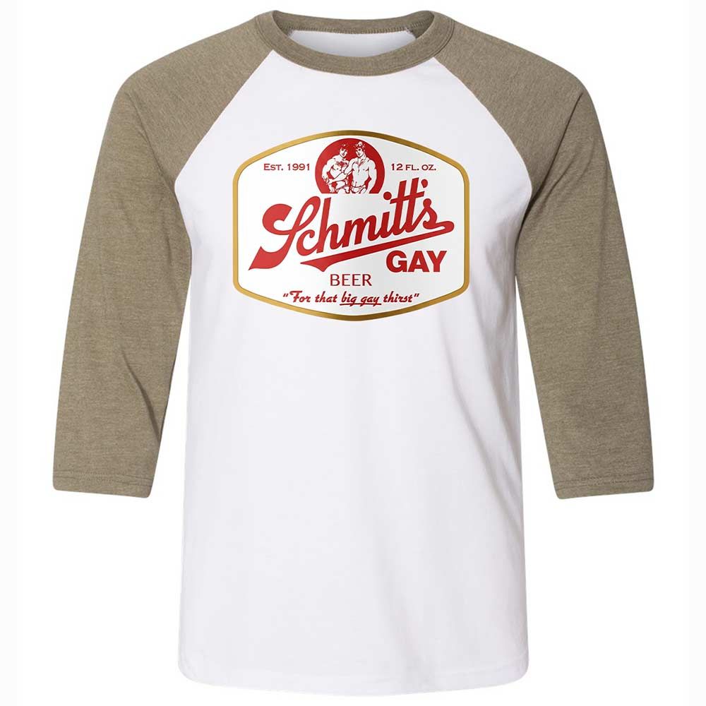 Schmitt's Gay Beer - White/Heather Olive - 4