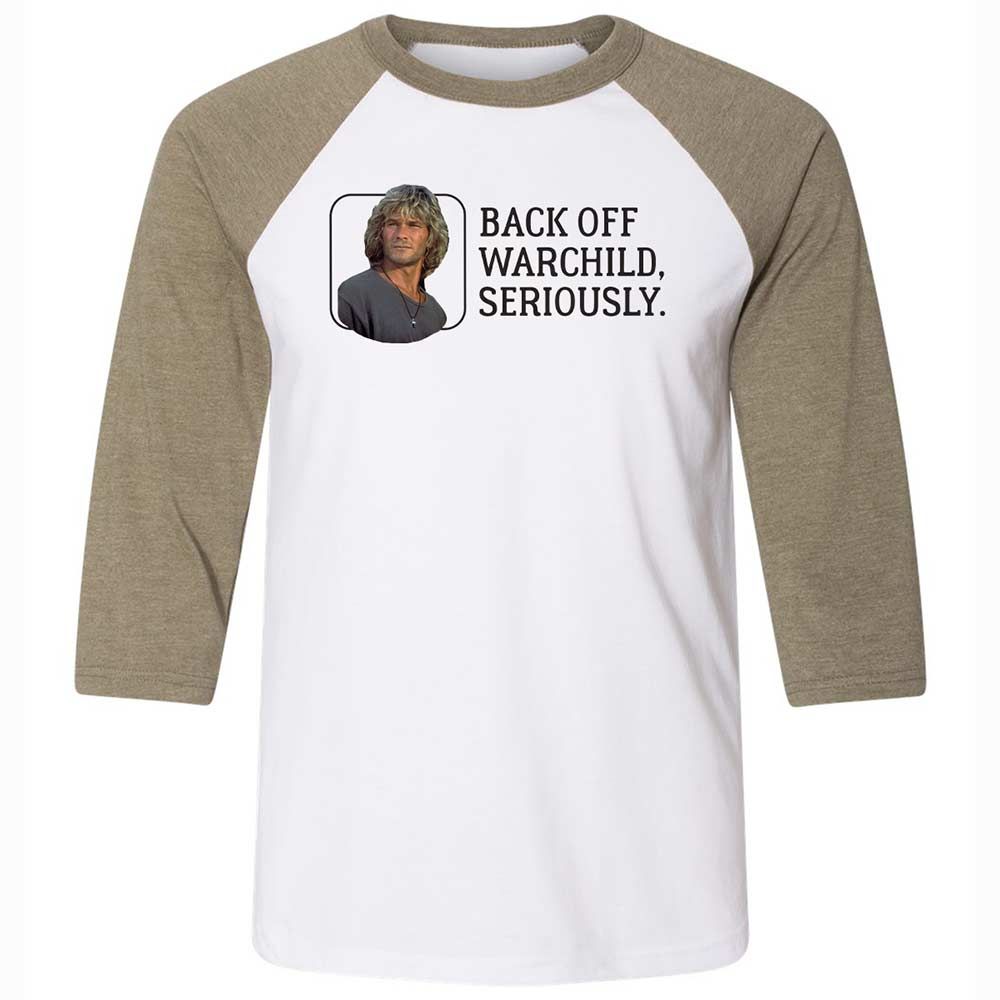 Unisex 3/4 Baseball Tee - M211MA7Q - White/Heather Olive - 4