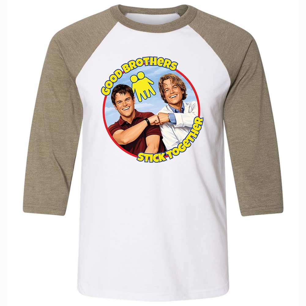 Unisex 3/4 Baseball Tee - 1PU75QMW - White/Heather Olive - 4