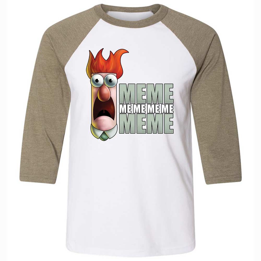 Meme me me me me Meme - White/Heather Olive - 4