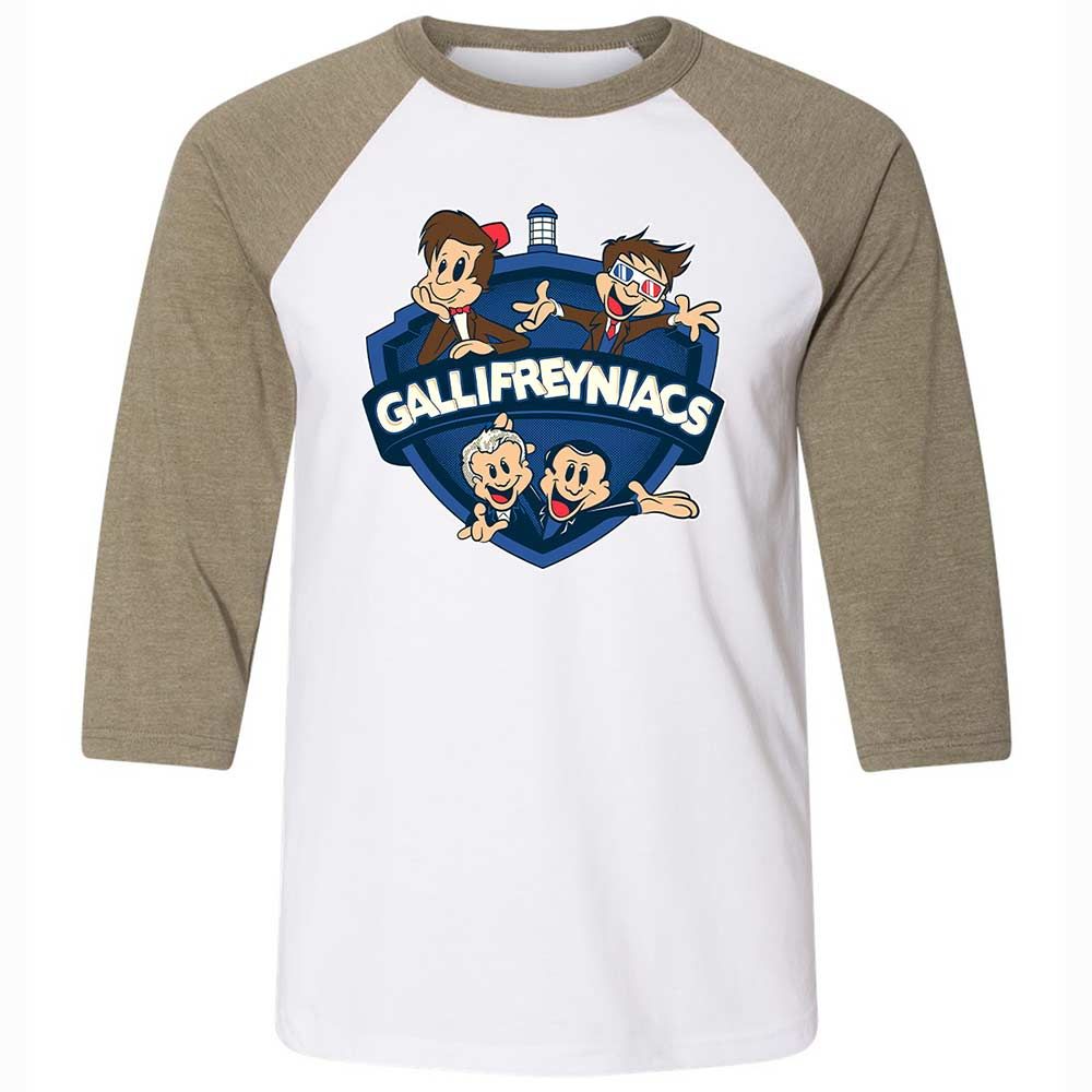 Gallifreyniacs - White/Heather Olive - 4