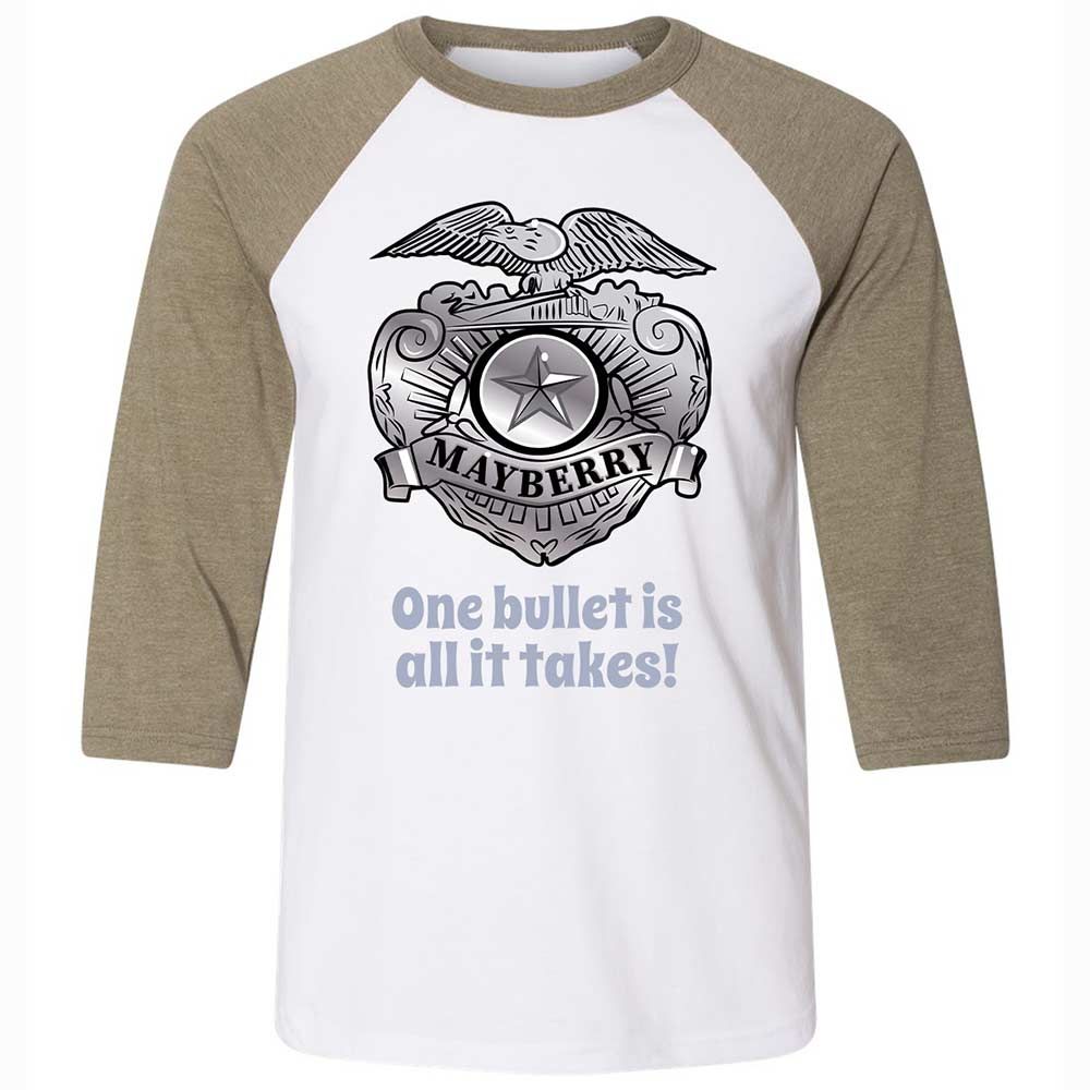 Unisex 3/4 Baseball Tee - 5TZJB6SZ - White/Heather Olive - 4
