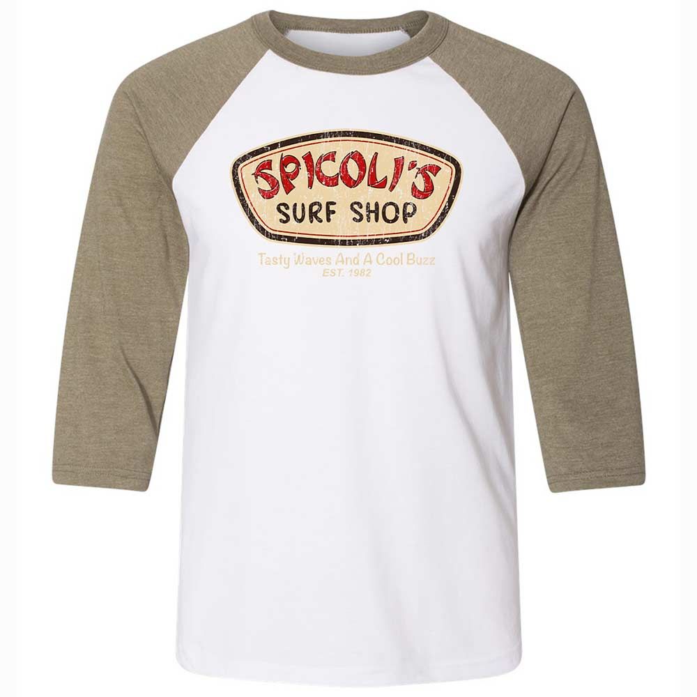 Unisex 3/4 Baseball Tee - MQ3HAT2R - White/Heather Olive - 4