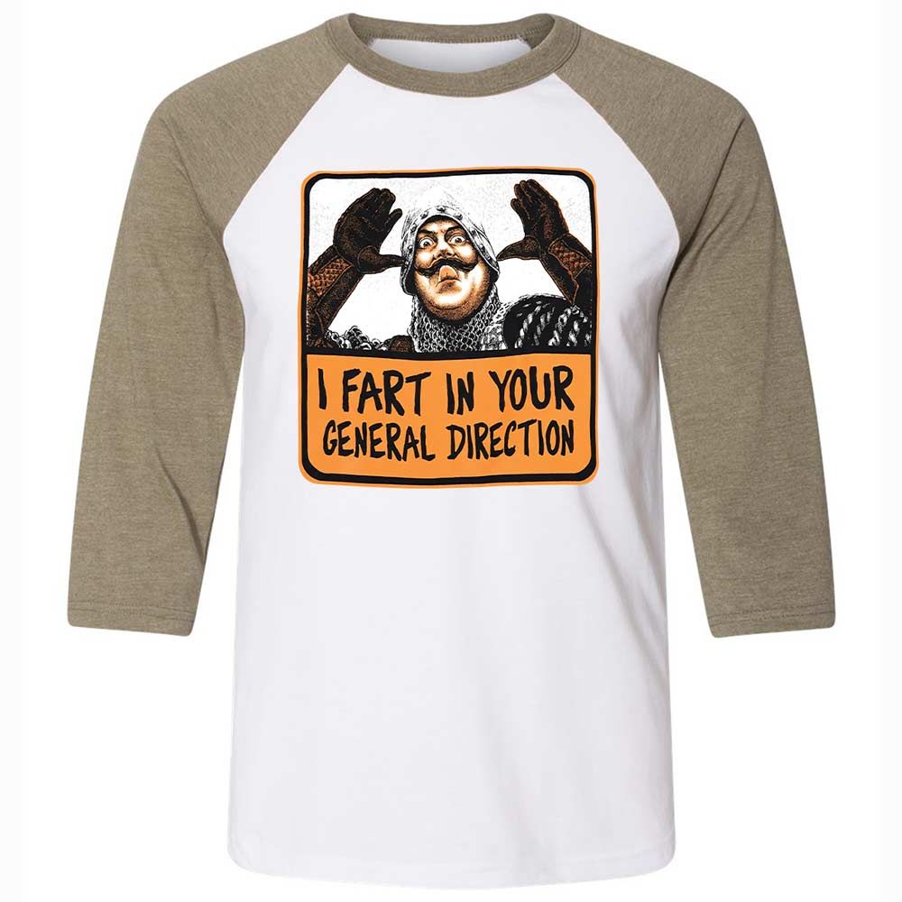 Unisex 3/4 Baseball Tee - DKAGB85D - White/Heather Olive - 4
