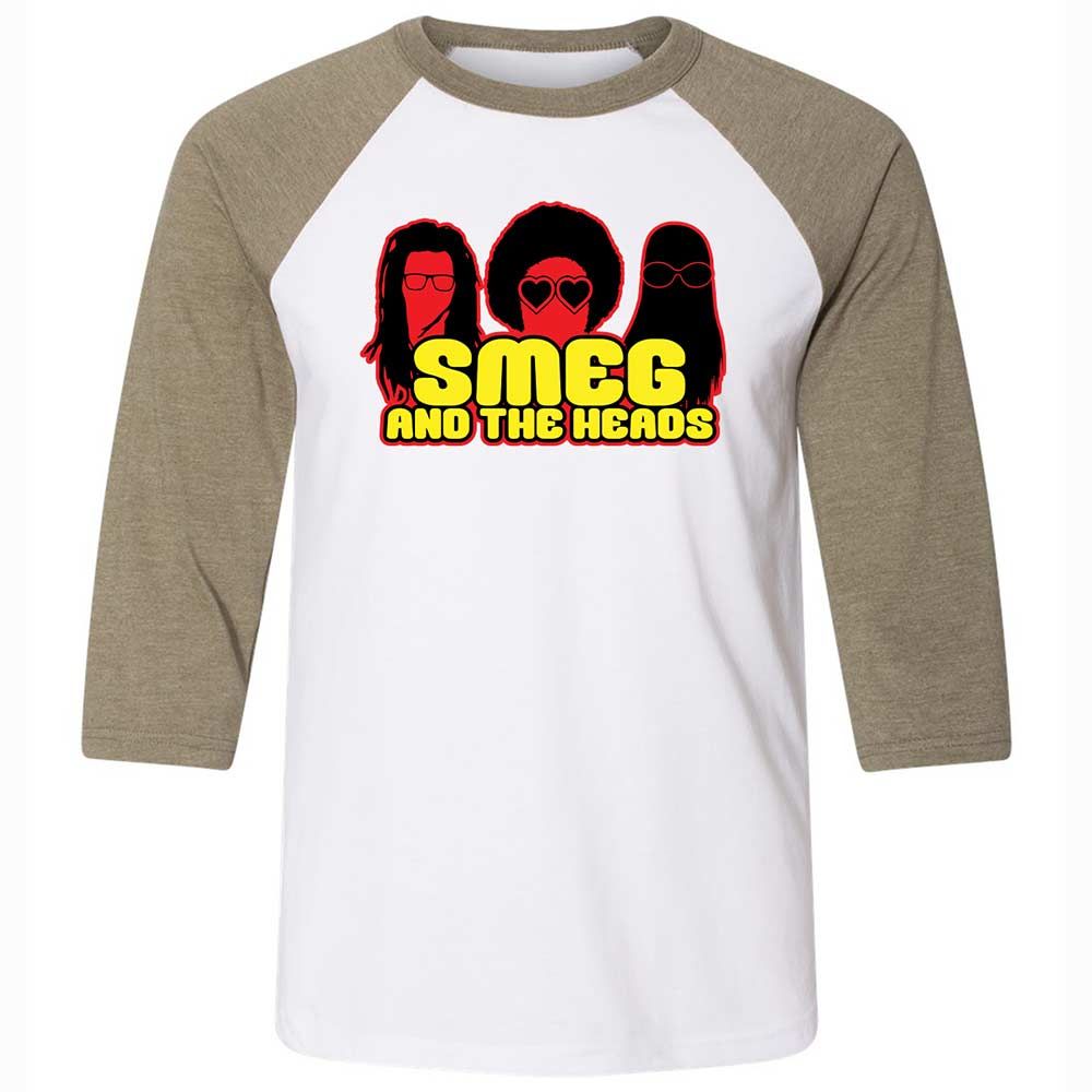 Unisex 3/4 Baseball Tee - F14NBFA8 - White/Heather Olive - 4