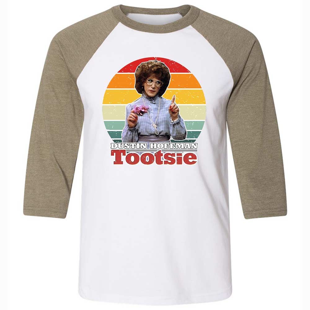 Unisex 3/4 Baseball Tee - B5GJ2G9U - White/Heather Olive - 4
