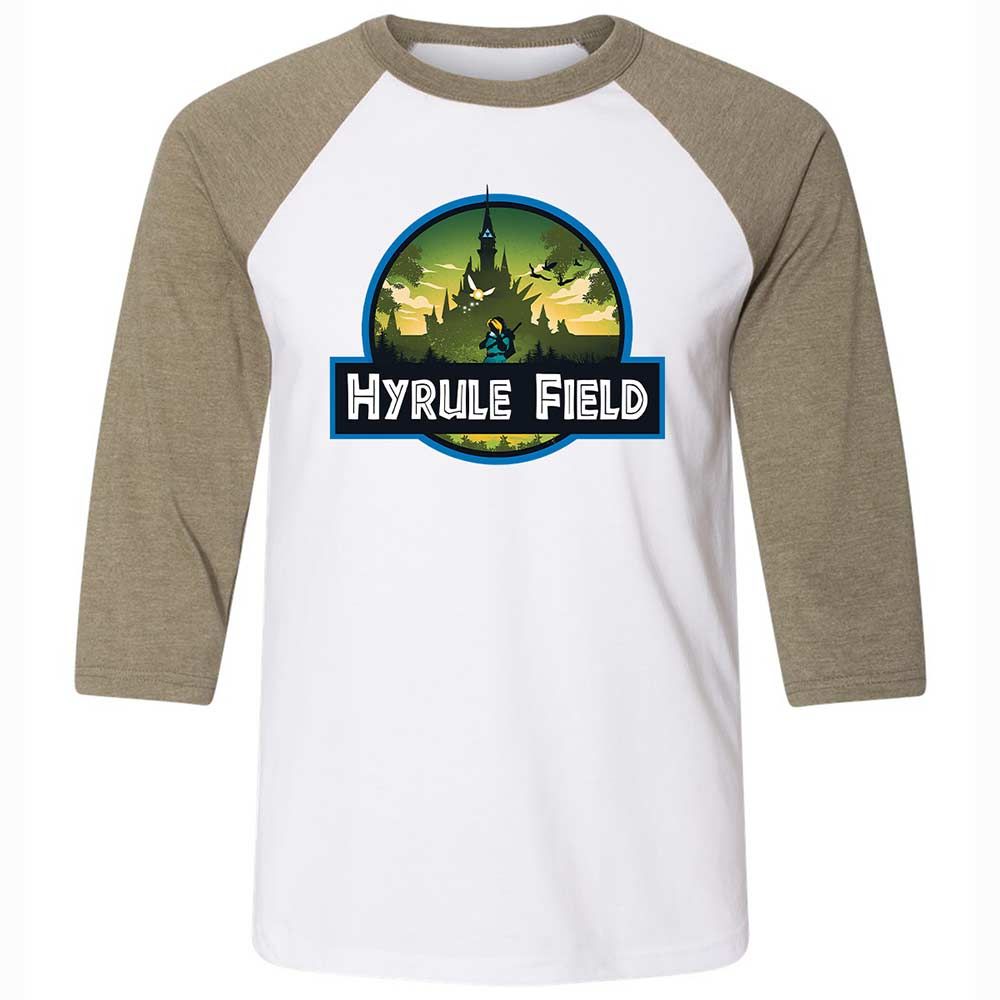 Unisex 3/4 Baseball Tee - 3ECFV8G6 - White/Heather Olive - 4
