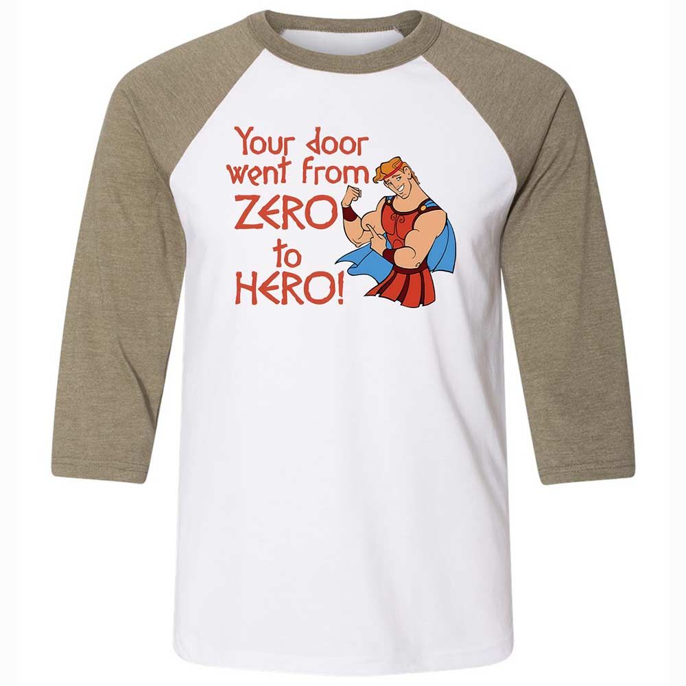 Unisex 3/4 Baseball Tee - 62UYDZUU - White/Heather Olive - 4