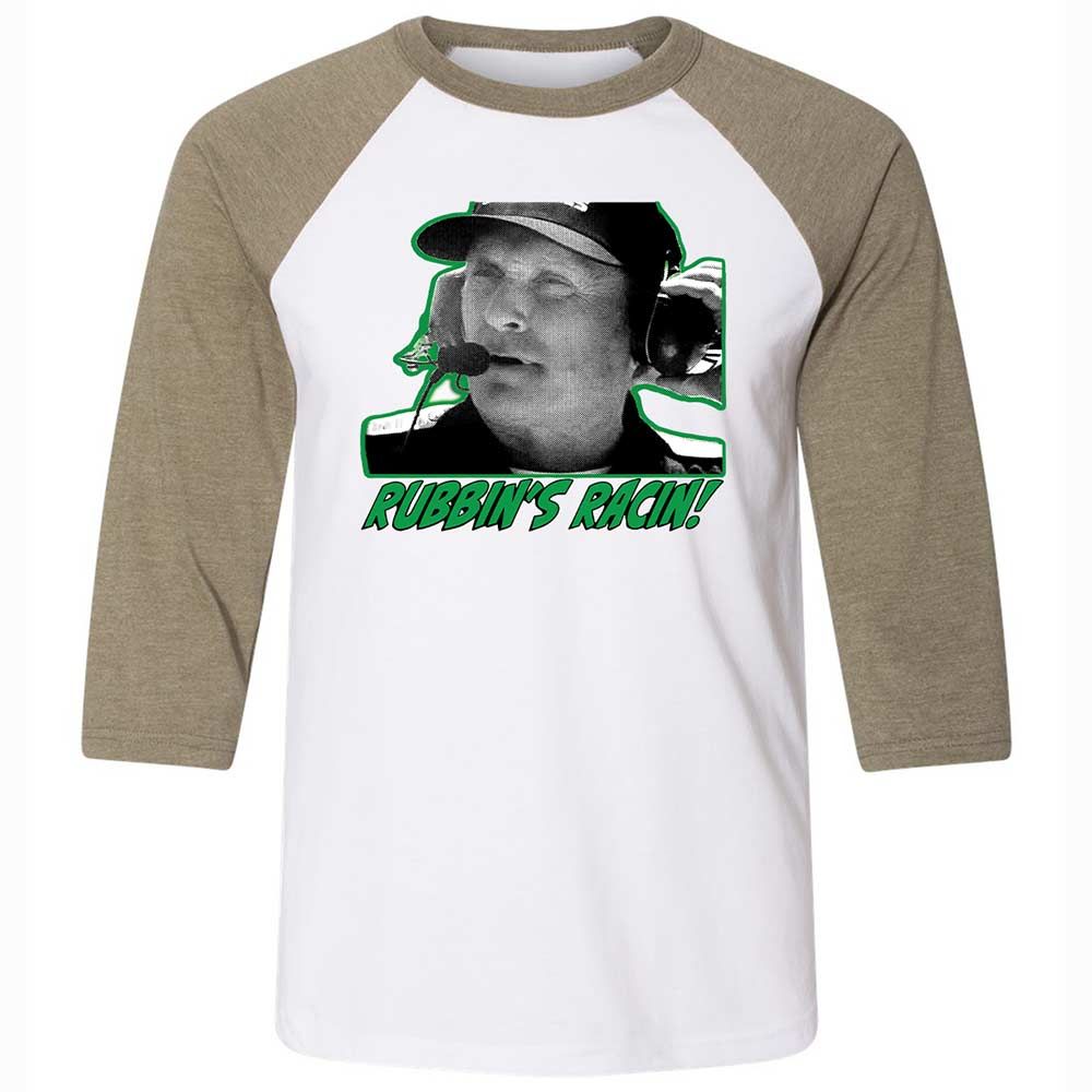 Rubbing is racing, son - White/Heather Olive - 4