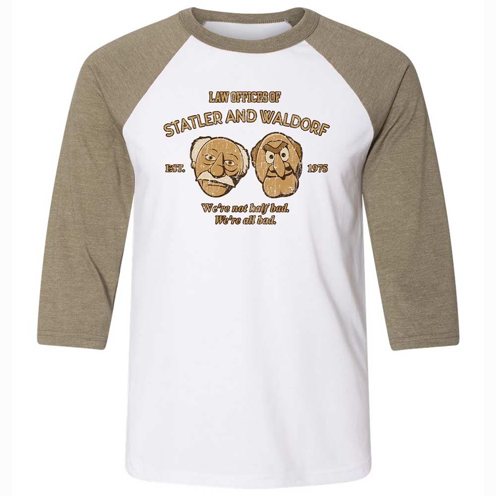 Unisex 3/4 Baseball Tee - B1F2XEC6 - White/Heather Olive - 4