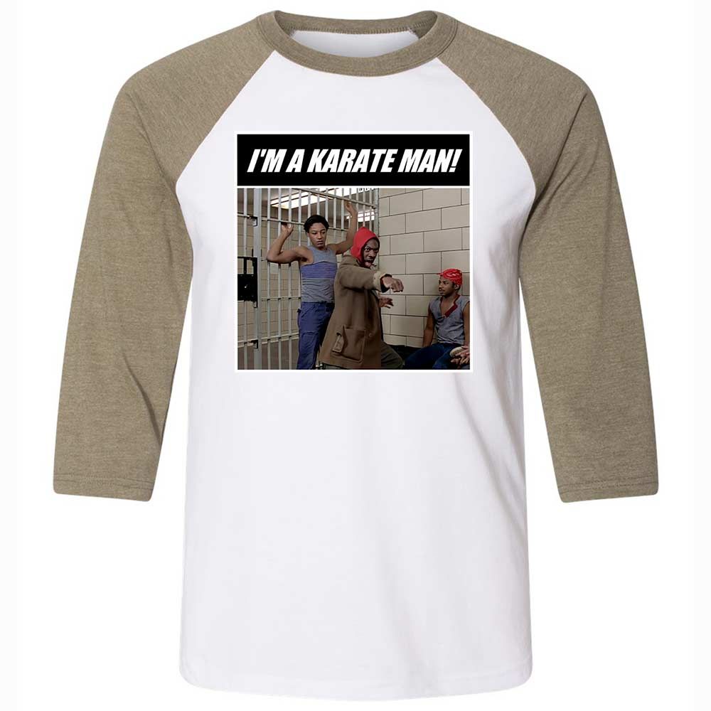 Unisex 3/4 Baseball Tee - WG84UDB5 - White/Heather Olive - 4