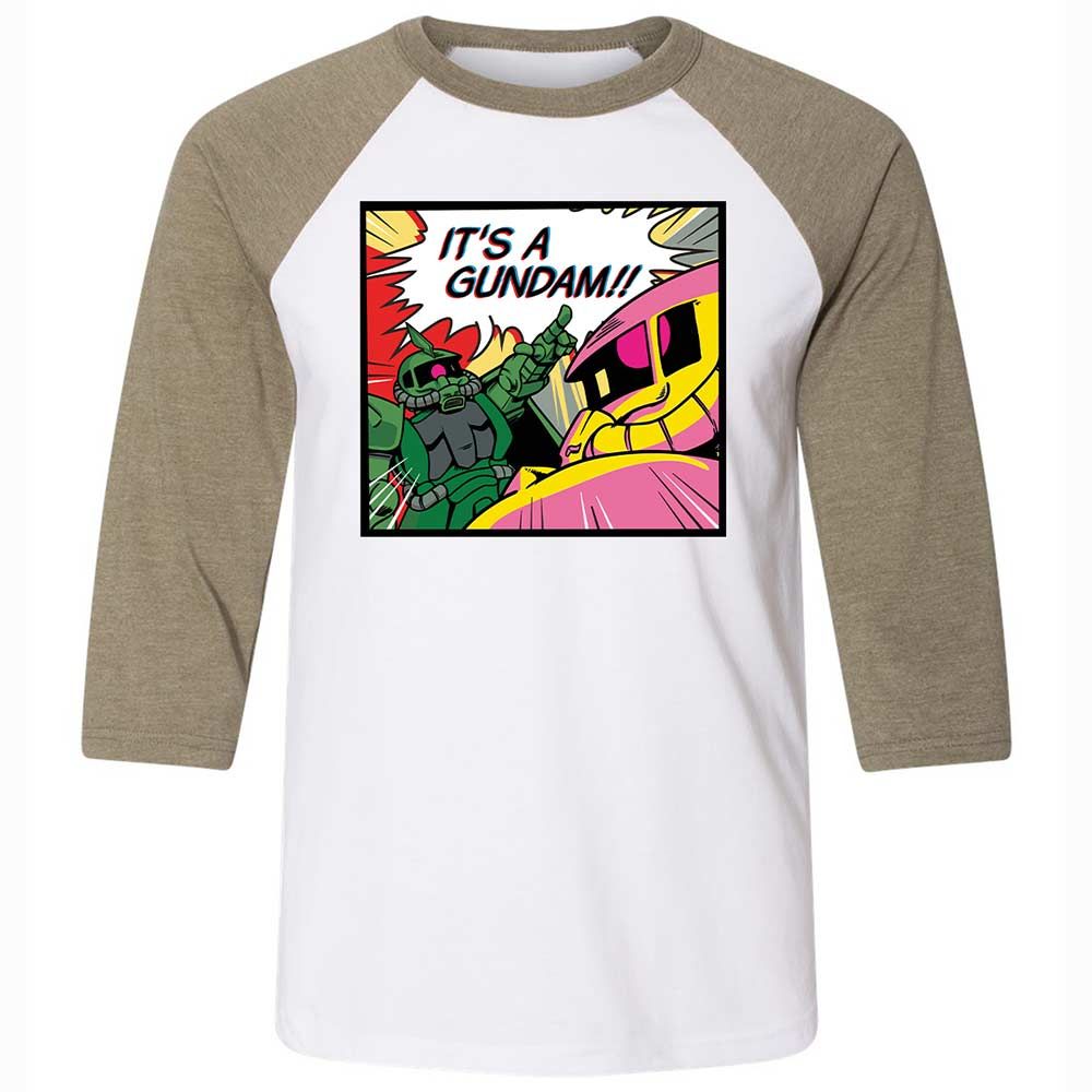 It's a Gundam - White/Heather Olive - 4