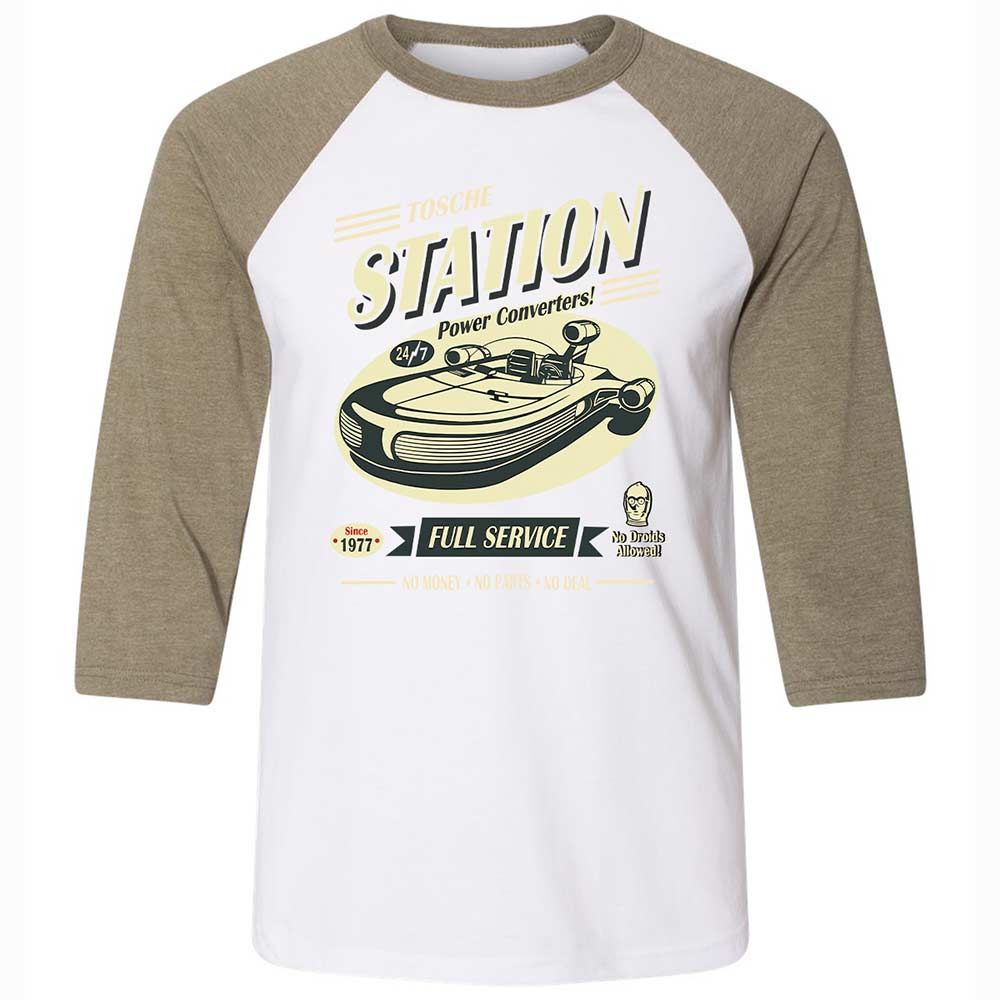 Unisex 3/4 Baseball Tee - C1KCVXG6 - White/Heather Olive - 4