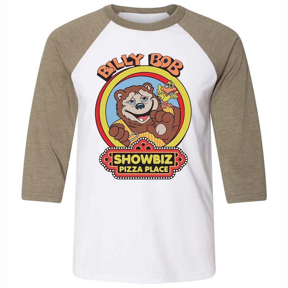 Big Bear Pizza Place - White/Heather Olive - 4