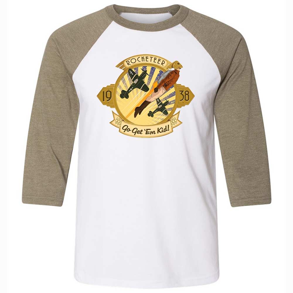 Go Get 'Em Kid - White/Heather Olive - 4