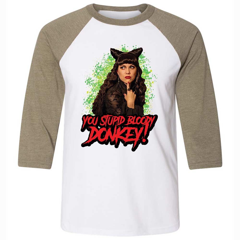 Unisex 3/4 Baseball Tee - LFBCCZUZ - White/Heather Olive - 4
