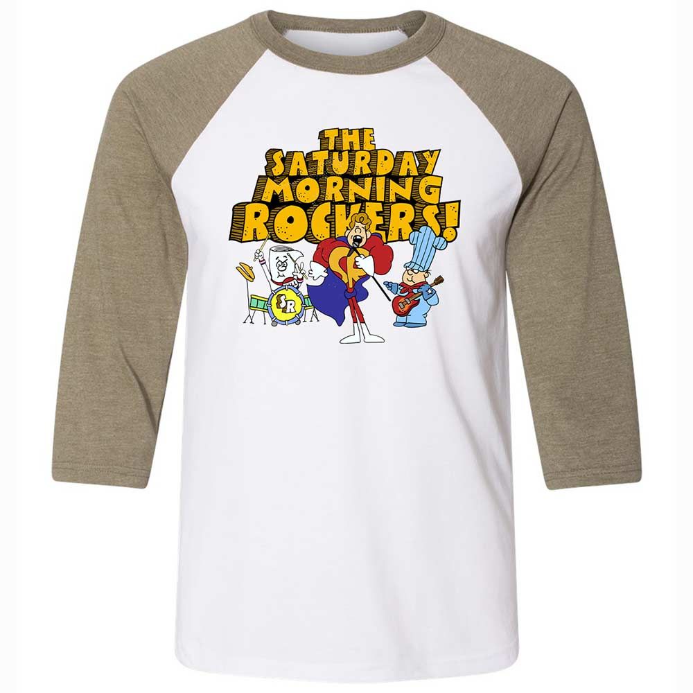 Unisex 3/4 Baseball Tee - 6GL73MYV - White/Heather Olive - 4
