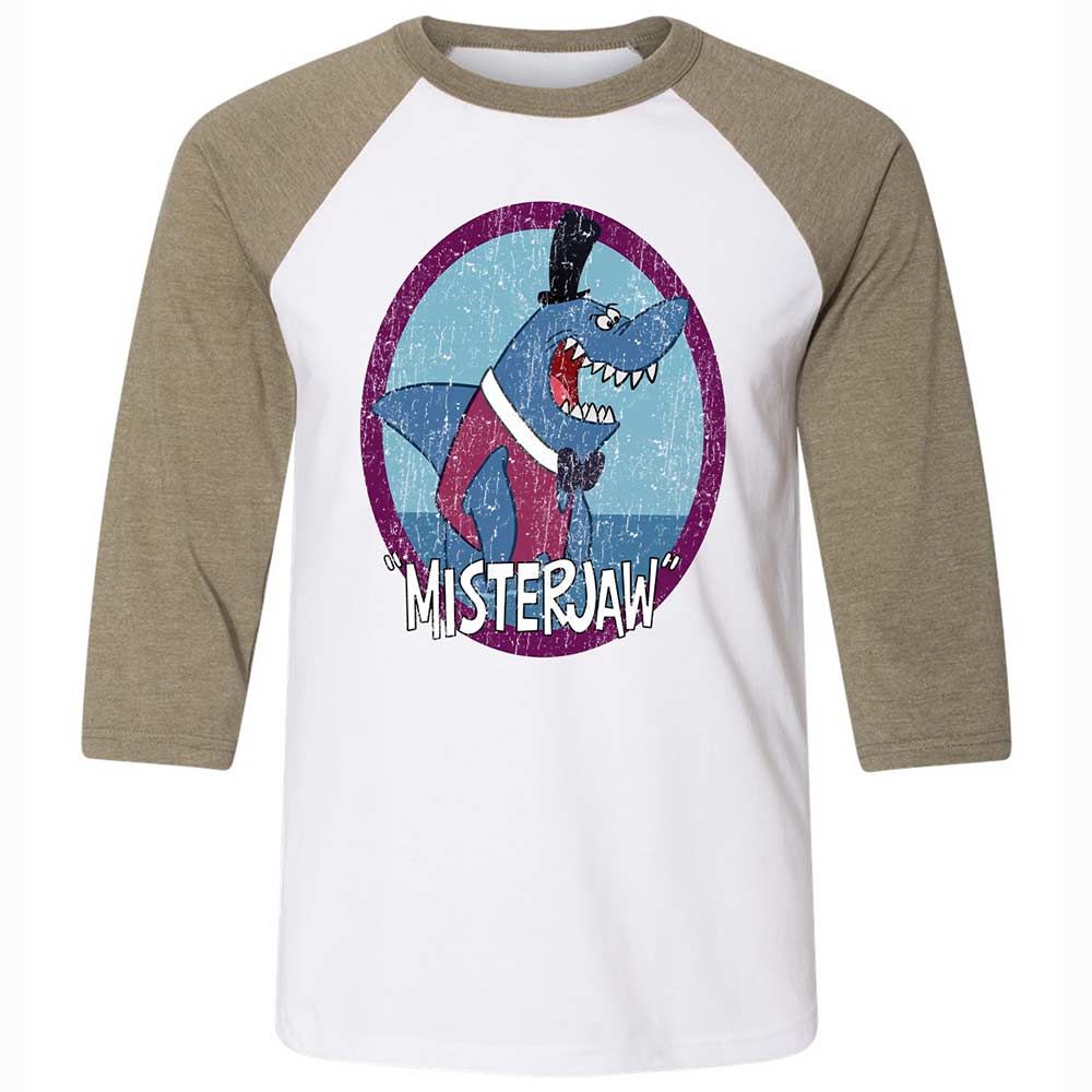 Unisex 3/4 Baseball Tee - SCRUTWT3 - White/Heather Olive - 4