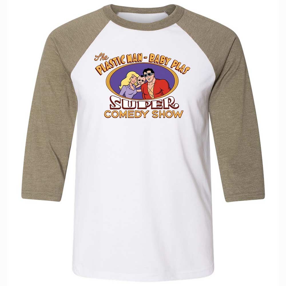 Unisex 3/4 Baseball Tee - FTGZVF89 - White/Heather Olive - 4