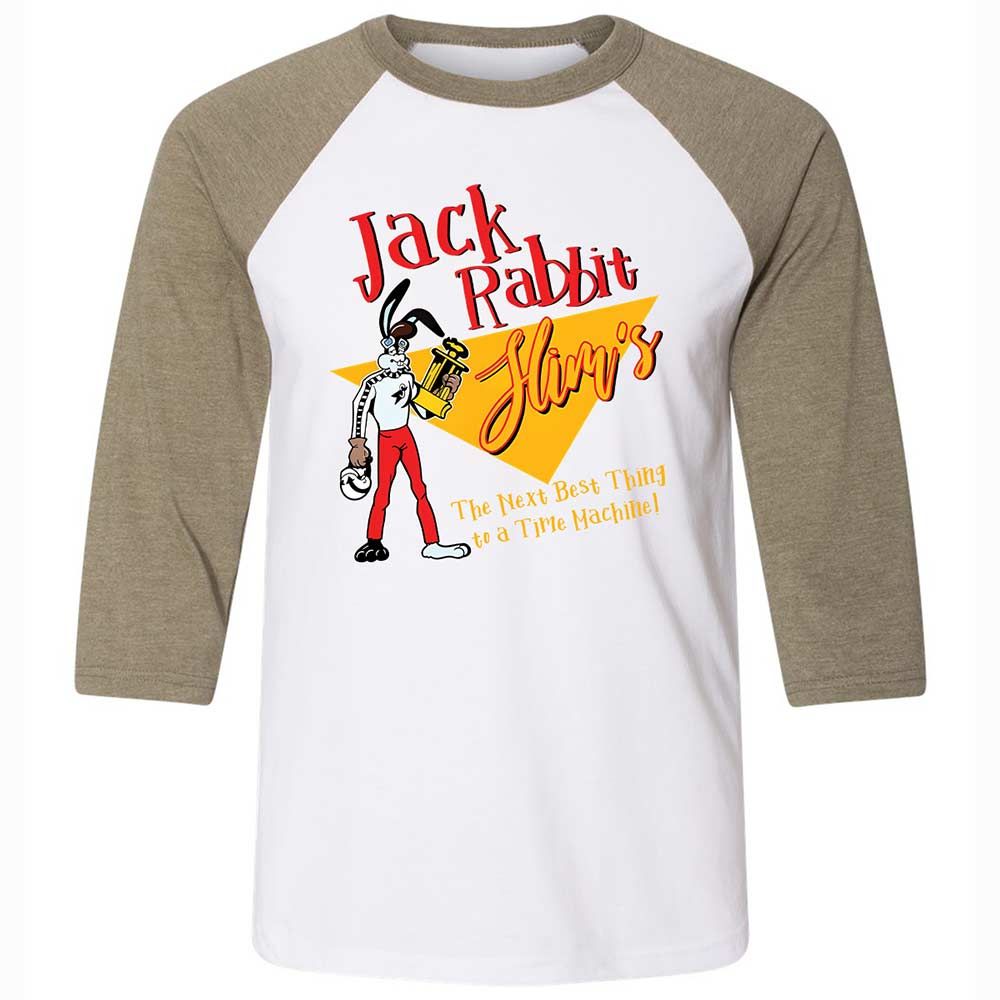Unisex 3/4 Baseball Tee - K7LP643Q - White/Heather Olive - 4
