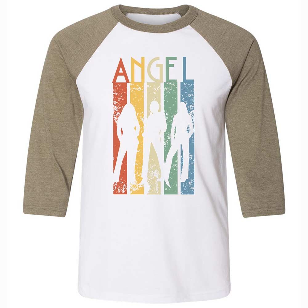 Unisex 3/4 Baseball Tee - HRKVRHLZ - White/Heather Olive - 4
