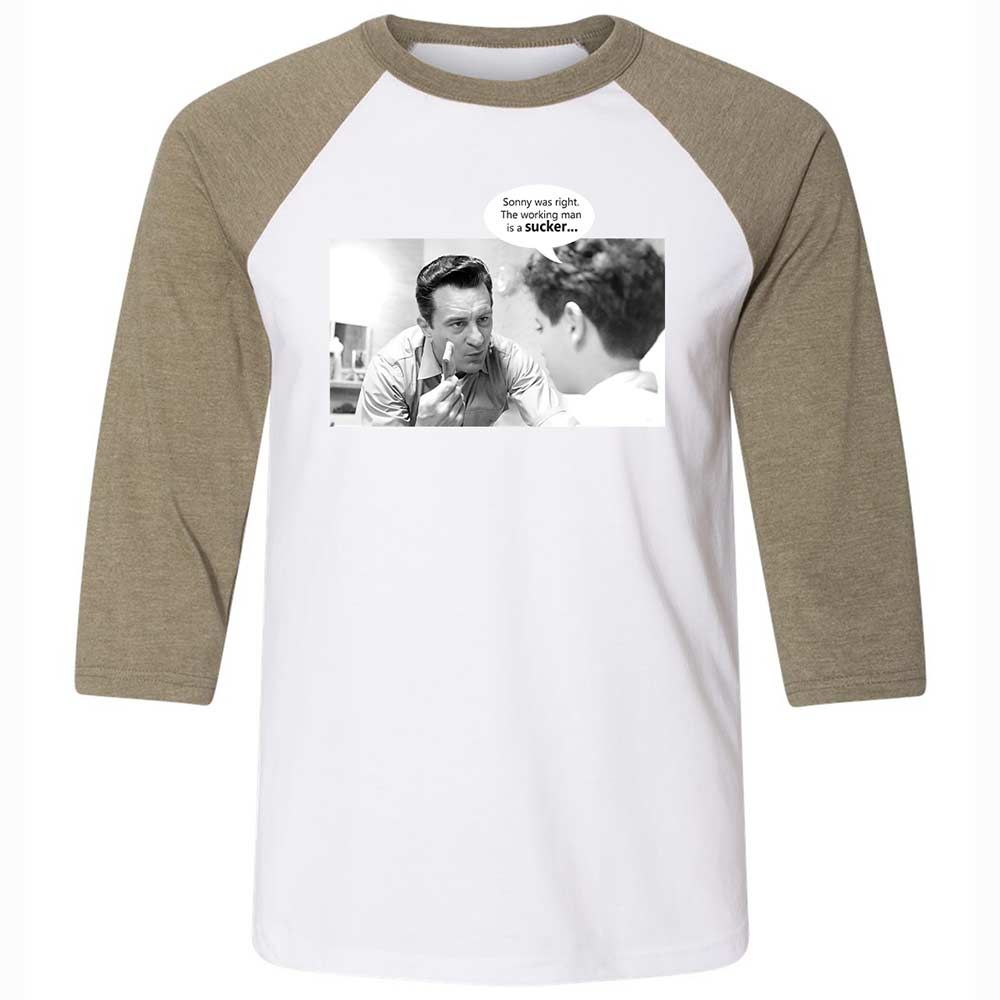 Unisex 3/4 Baseball Tee - VUWKERQ1 - White/Heather Olive - 4
