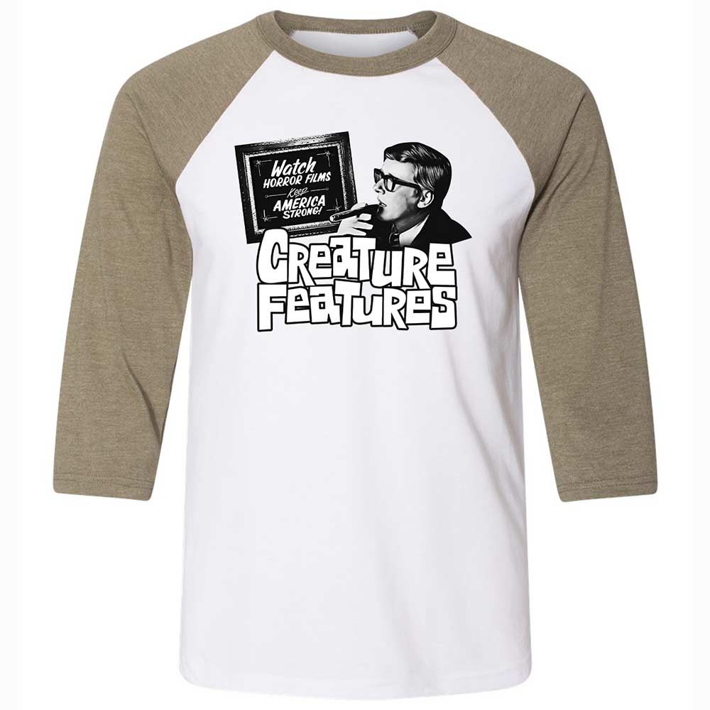 Bob Wilkins Creature Features - White/Heather Olive - 4