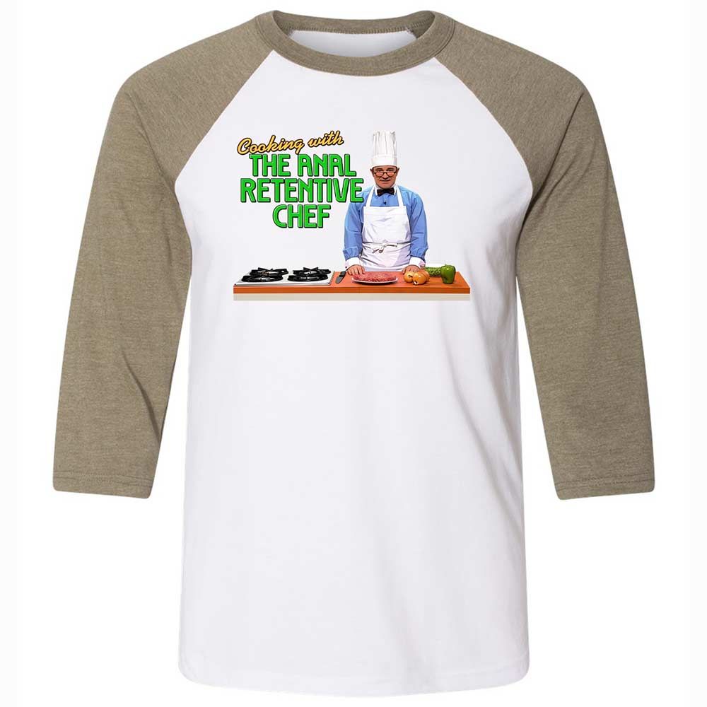 Unisex 3/4 Baseball Tee - CRW45KVQ - White/Heather Olive - 4