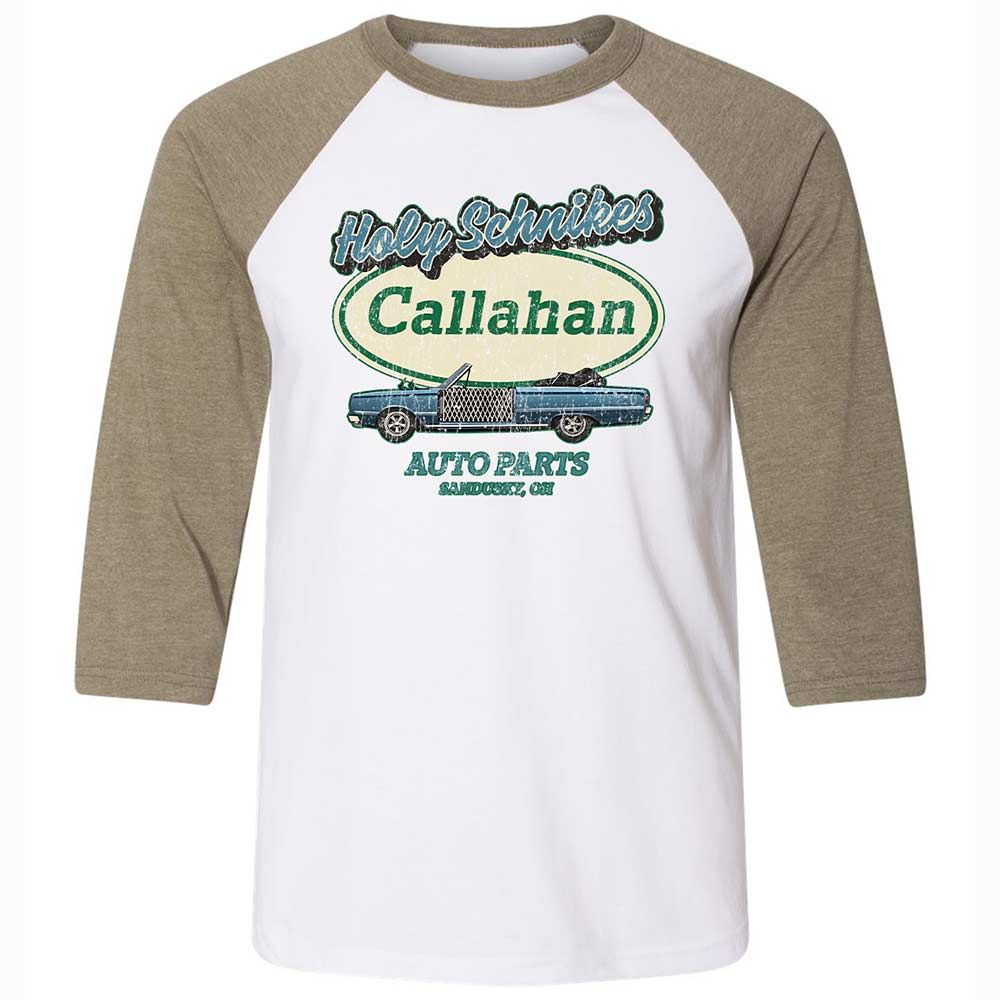 Unisex 3/4 Baseball Tee - ZKV1Q7LY - White/Heather Olive - 4