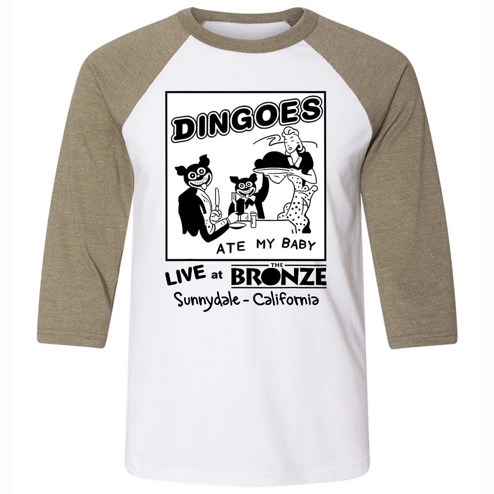 Dingoes Ate My Baby - White/Heather Olive - 4
