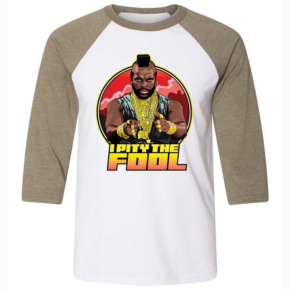 I Pity the Fool - White/Heather Olive - 4
