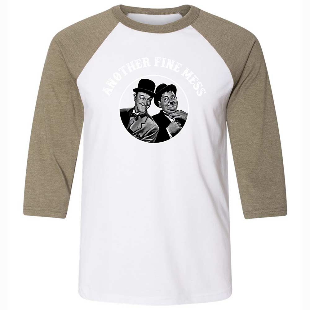 Unisex 3/4 Baseball Tee - WP5RG2AV - White/Heather Olive - 4