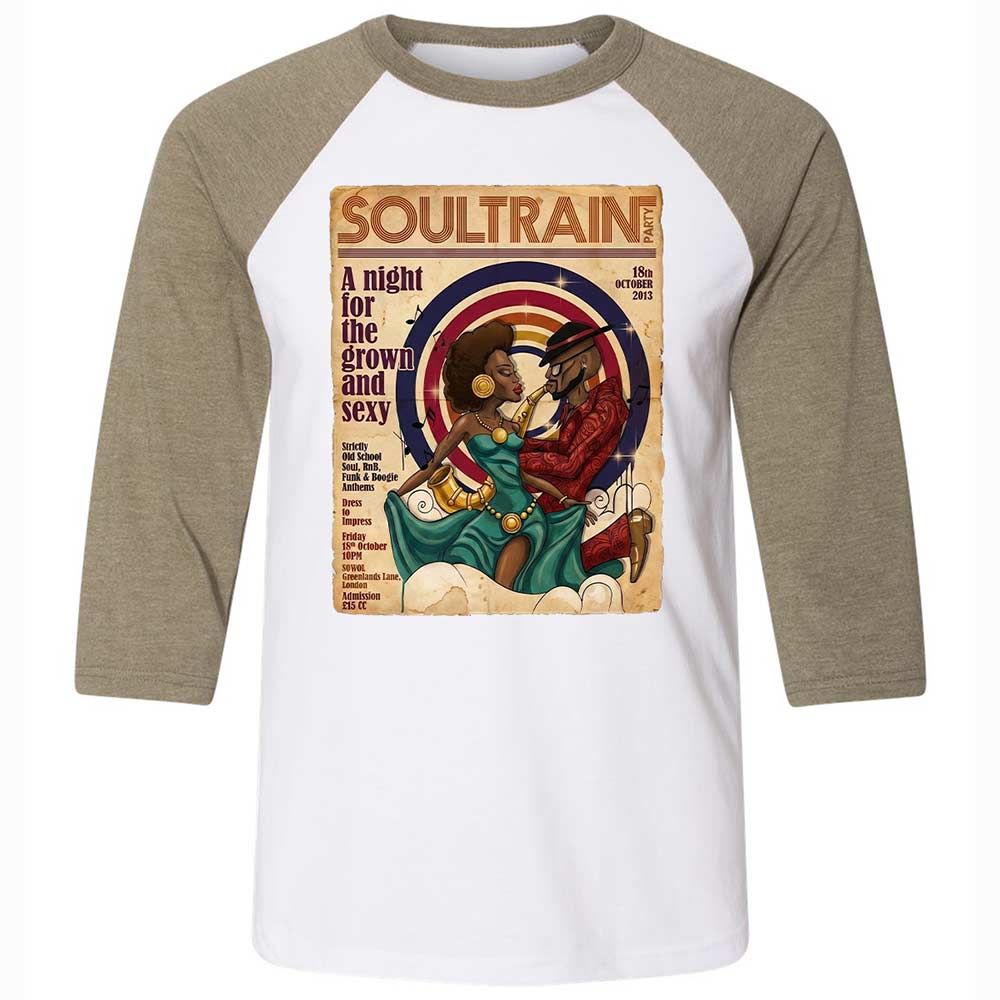 Unisex 3/4 Baseball Tee - YXYGR8EJ - White/Heather Olive - 4