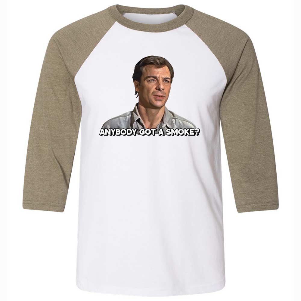 Unisex 3/4 Baseball Tee - Z69J2GDX - White/Heather Olive - 4