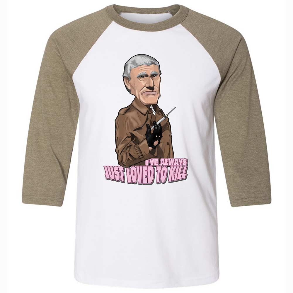 Unisex 3/4 Baseball Tee - F6BAF85E - White/Heather Olive - 4