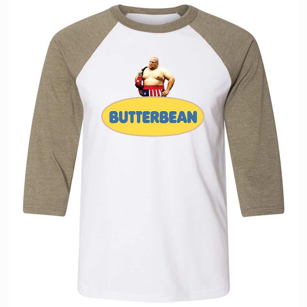 Hilarious Butterbean Boxing - White/Heather Olive - 4
