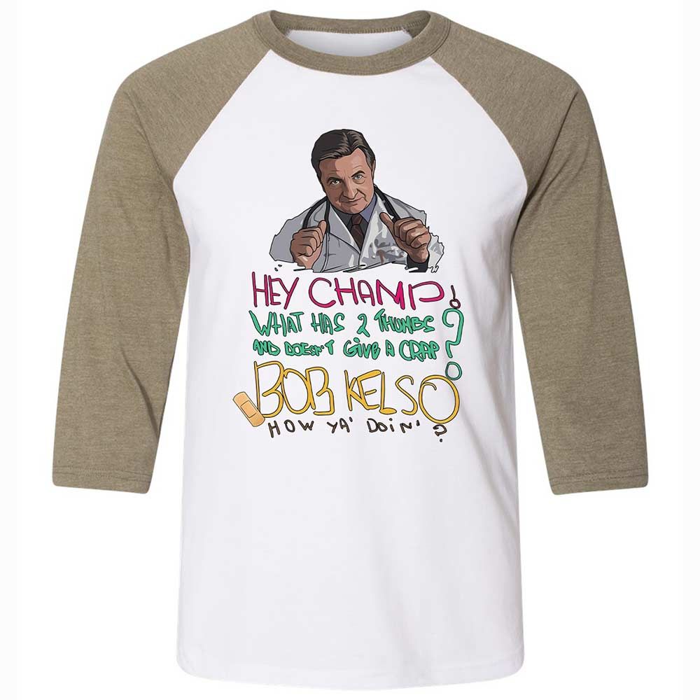 Unisex 3/4 Baseball Tee - ZGV8Y7CS - White/Heather Olive - 4