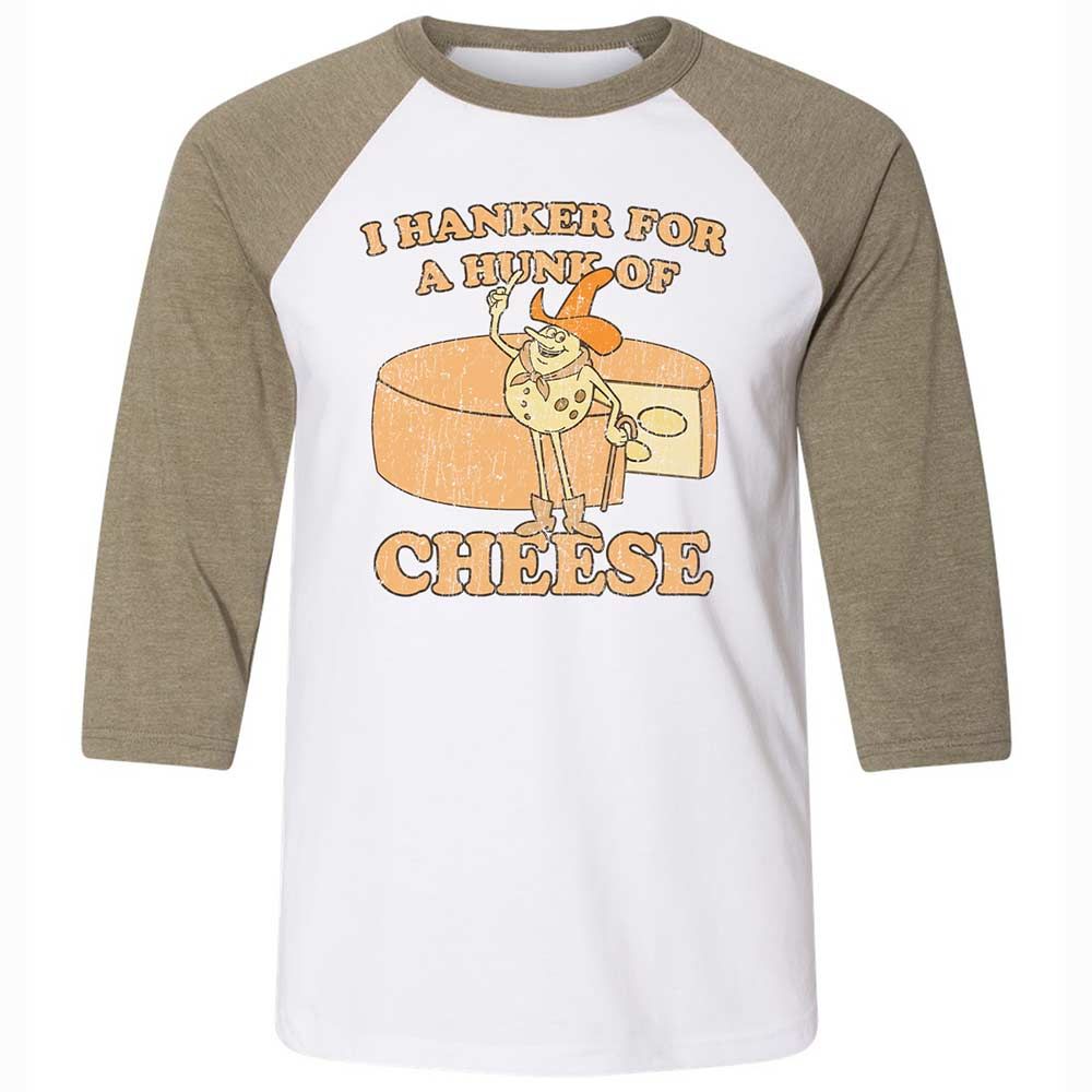 Hanker For A Hunk Of Cheese - White/Heather Olive - 4