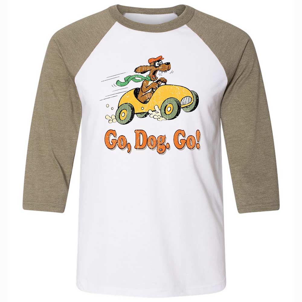 Unisex 3/4 Baseball Tee - L848D3ZR - White/Heather Olive - 4