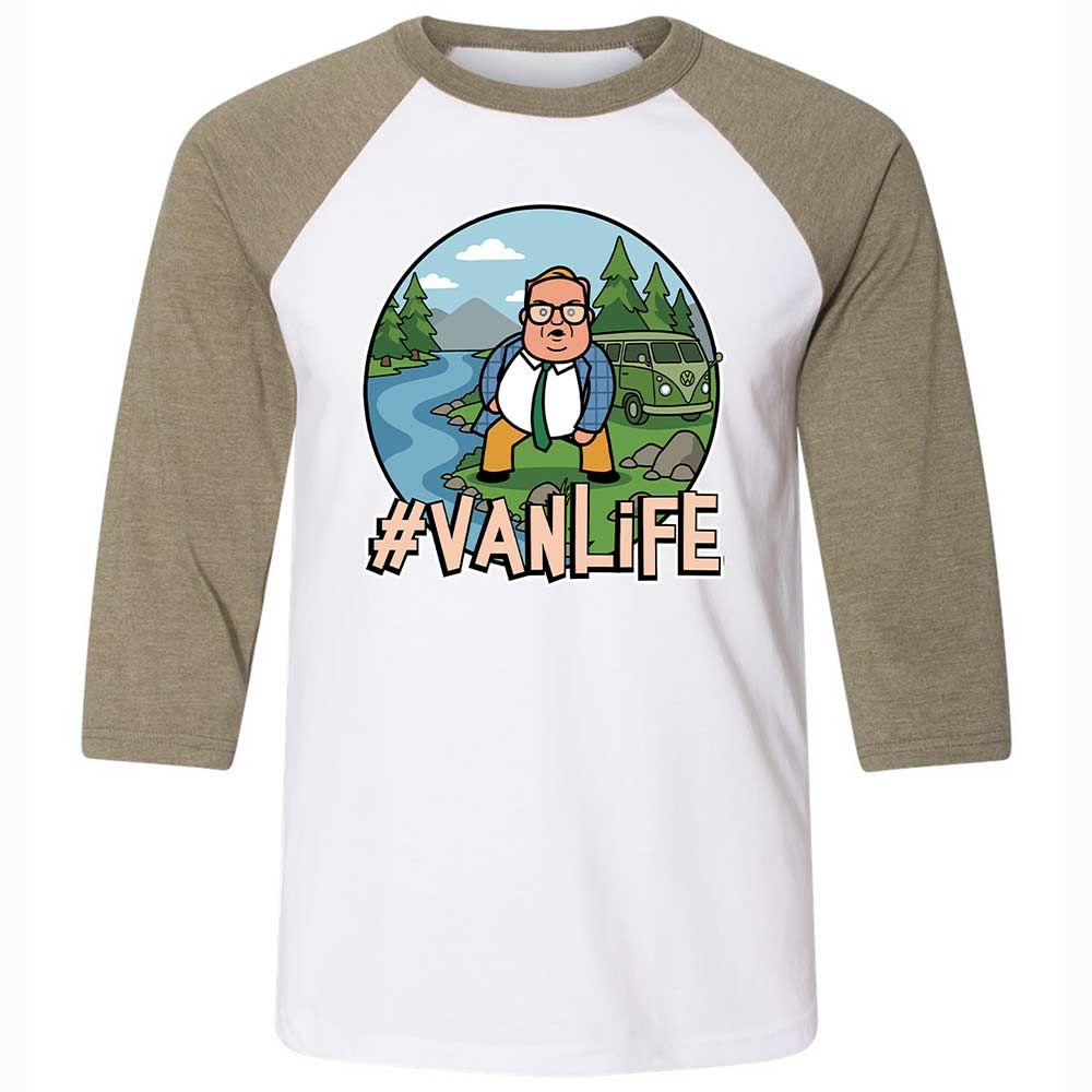 Vanlife living in a van down by the river - White/Heather Olive - 4