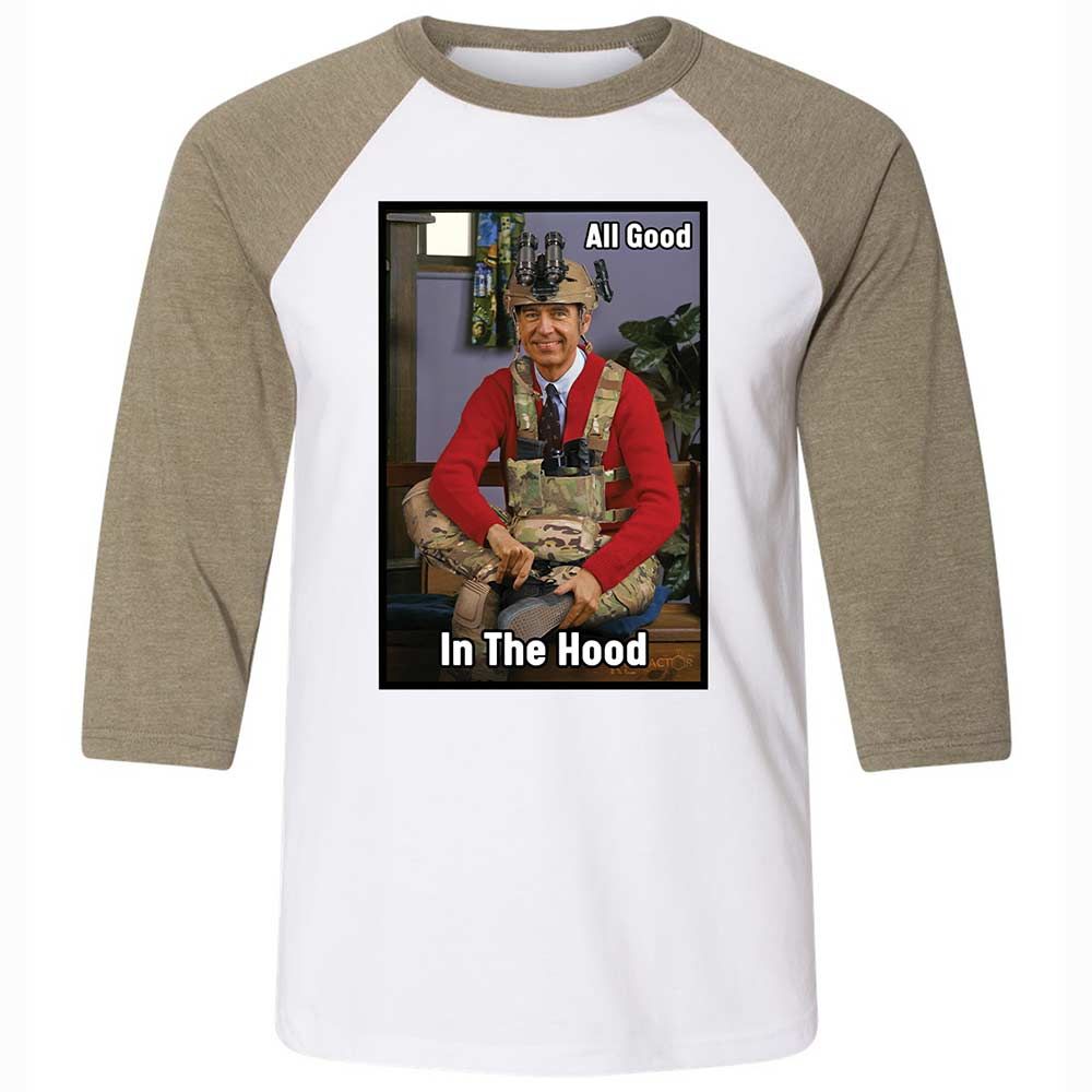 All Good In The Hood - White/Heather Olive - 4