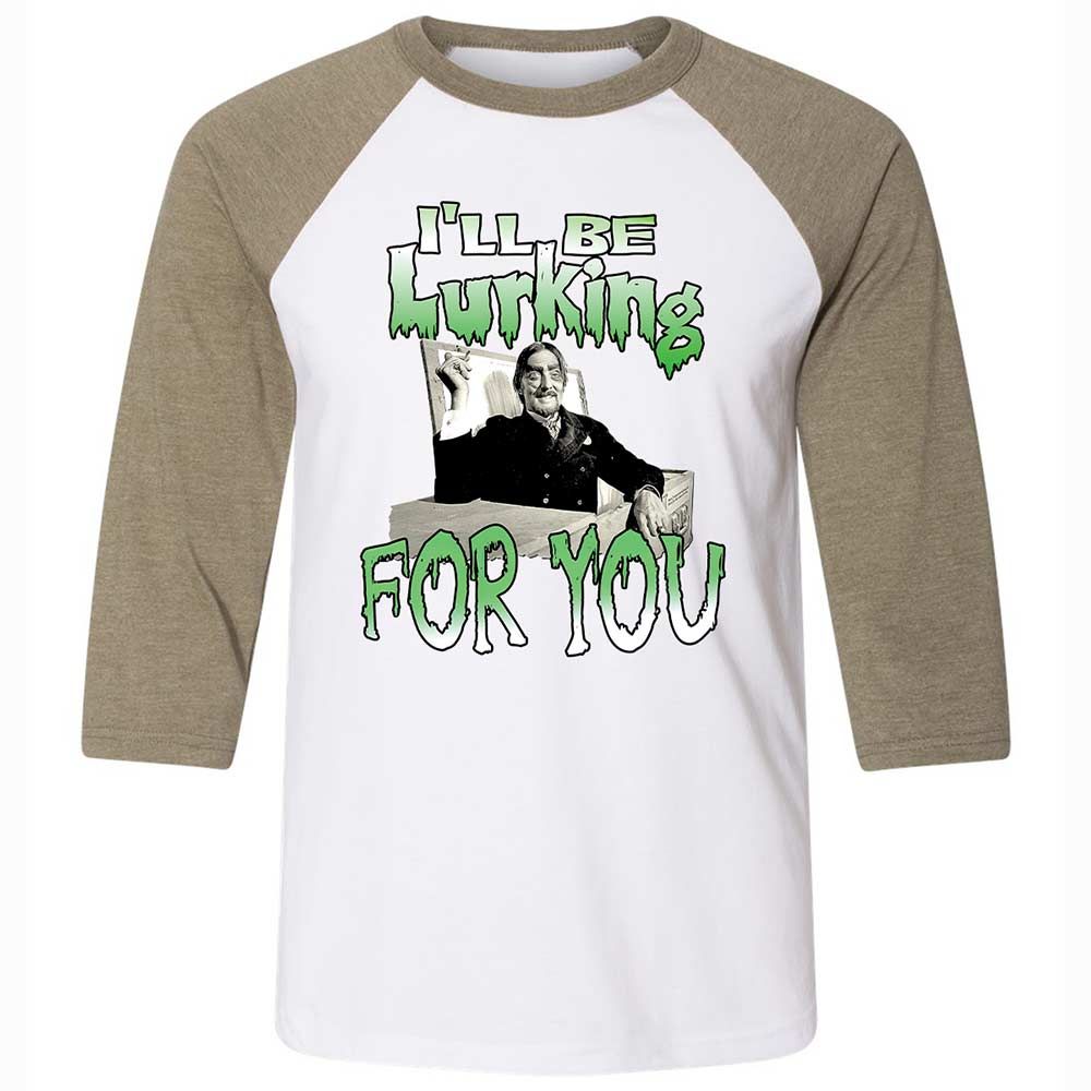 I'll be lurking for you - White/Heather Olive - 4