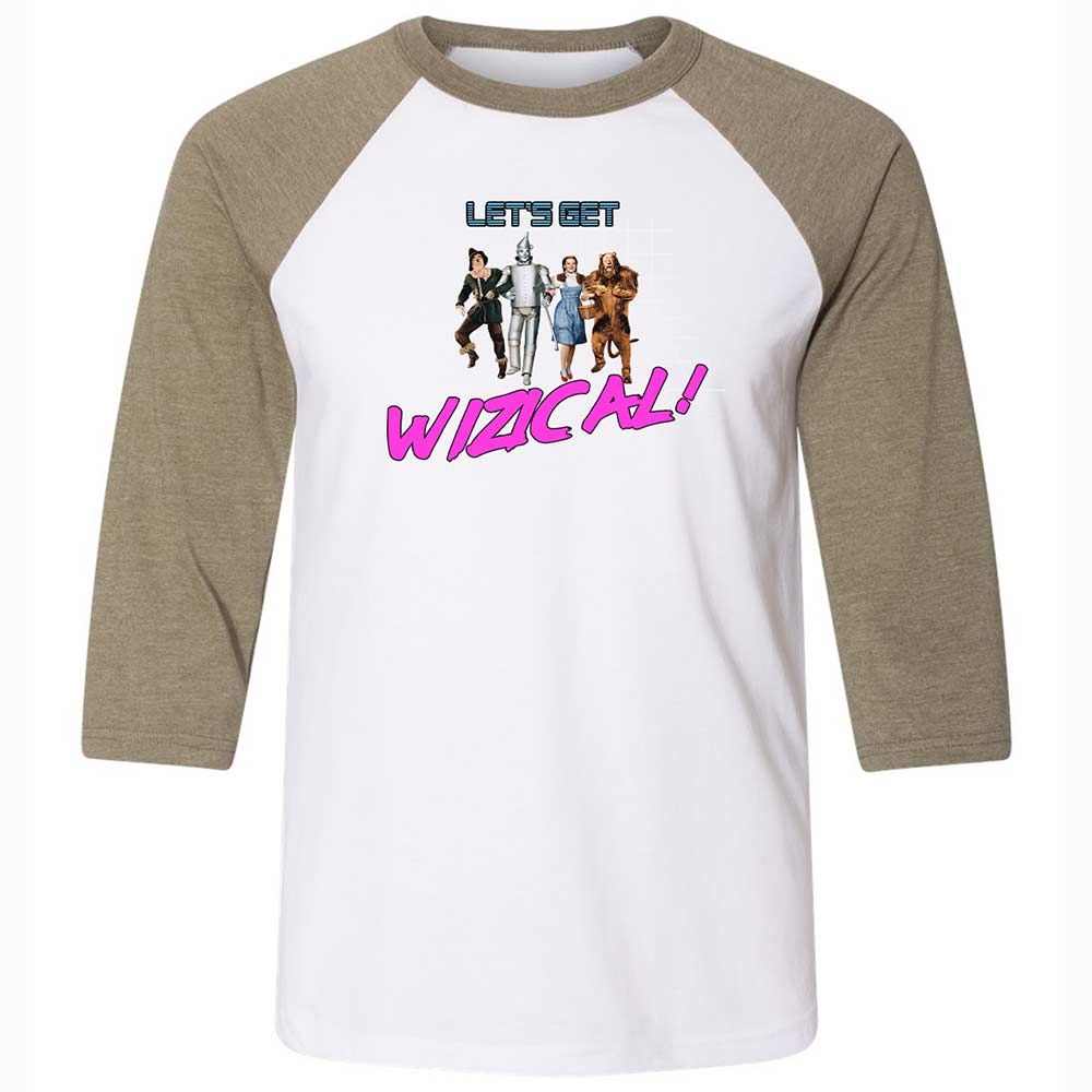 Unisex 3/4 Baseball Tee - F5HRYDB4 - White/Heather Olive - 4