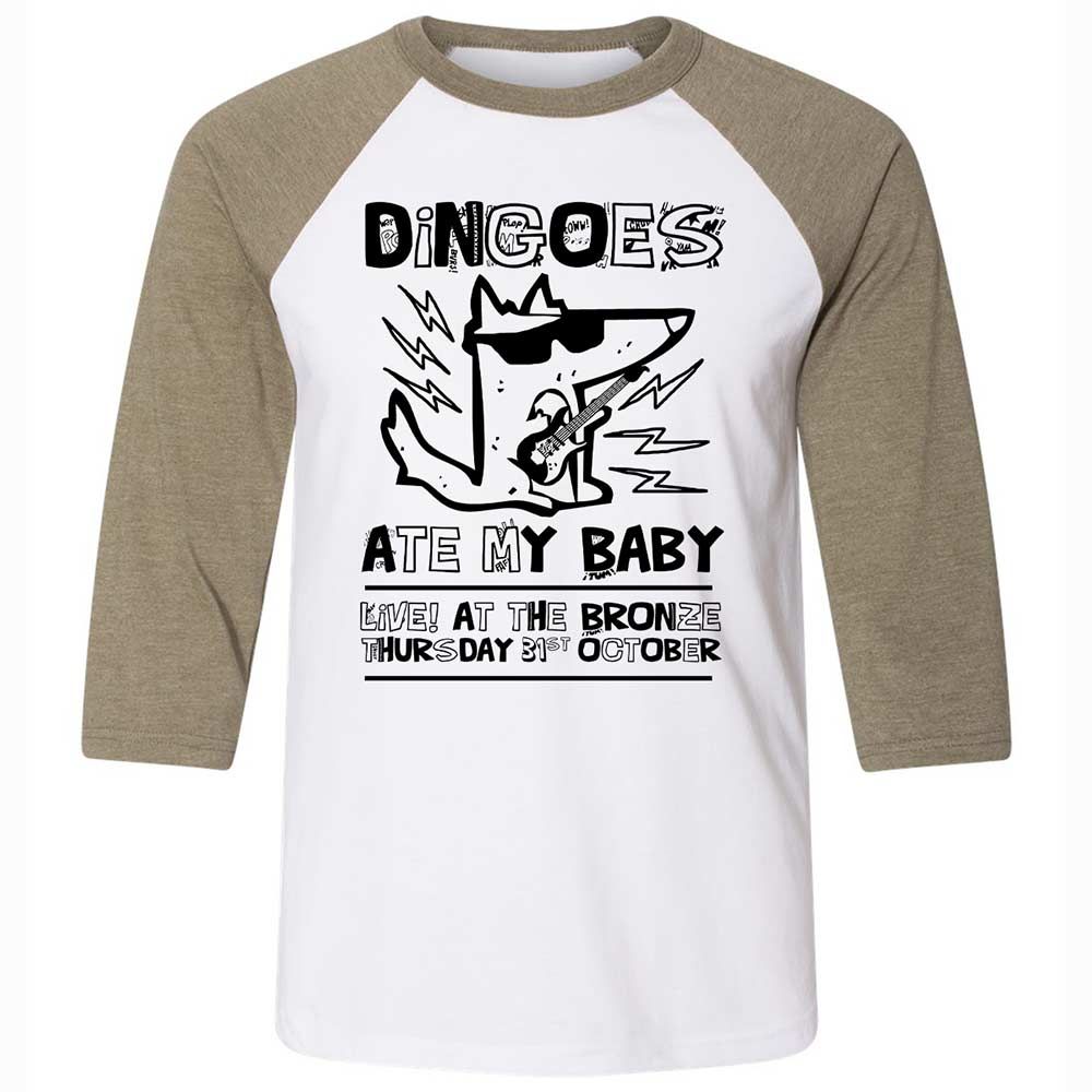 Dingoes Ate My Baby - White/Heather Olive - 4