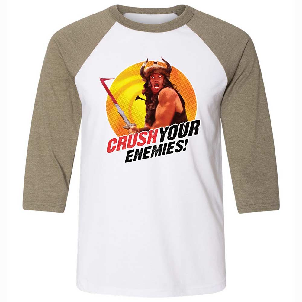 Unisex 3/4 Baseball Tee - 5FK1LWSA - White/Heather Olive - 4