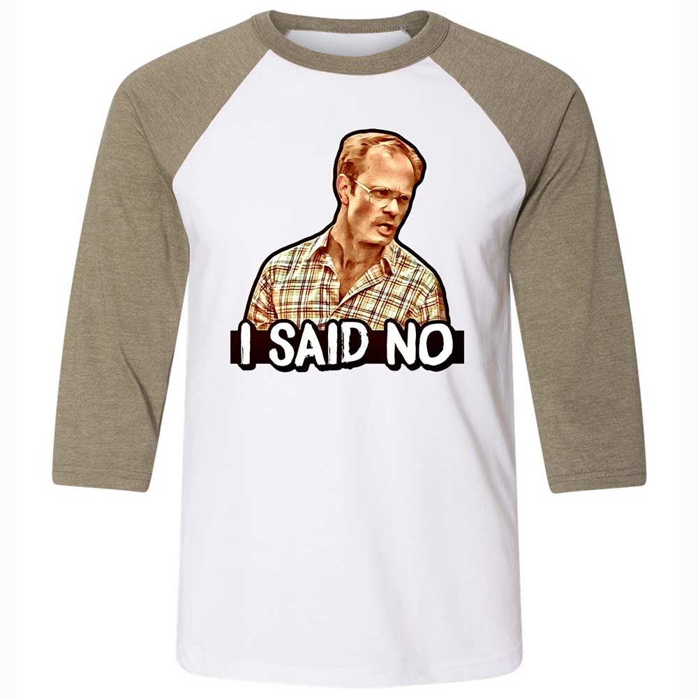 I Said No - White/Heather Olive - 4