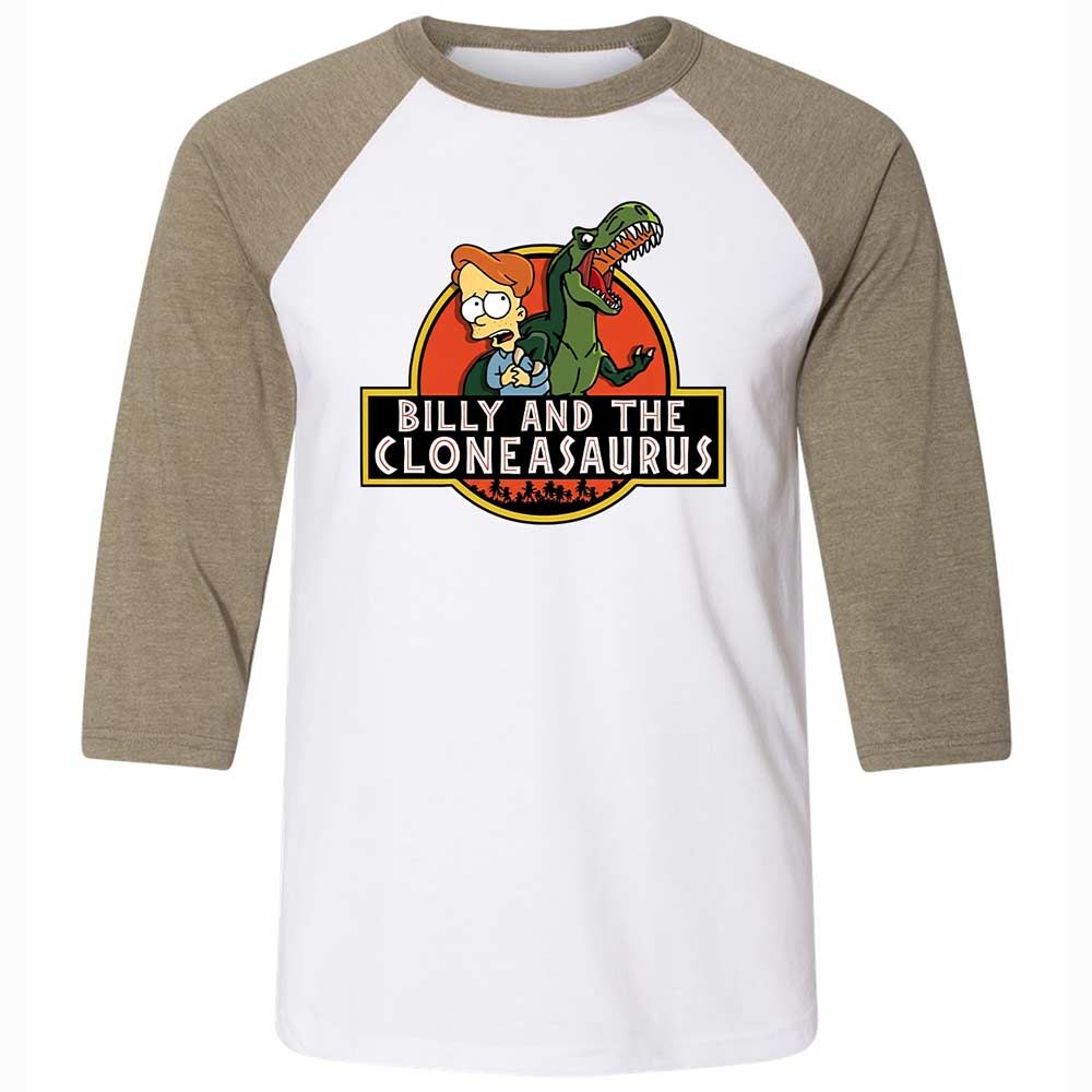 Billy And The Cloneasaurus - White/Heather Olive - 4