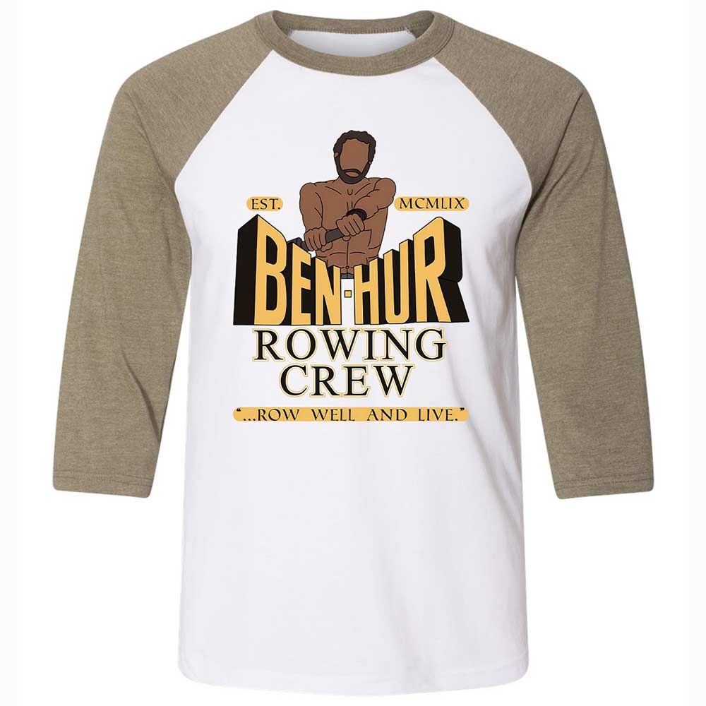 Row well and live - White/Heather Olive - 4