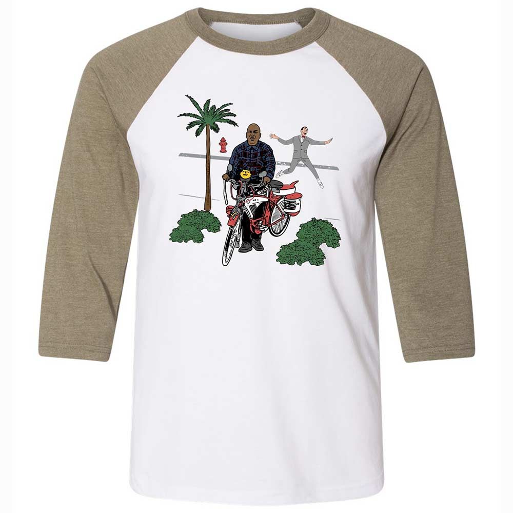 That's My Bike, Punk! - White/Heather Olive - 4