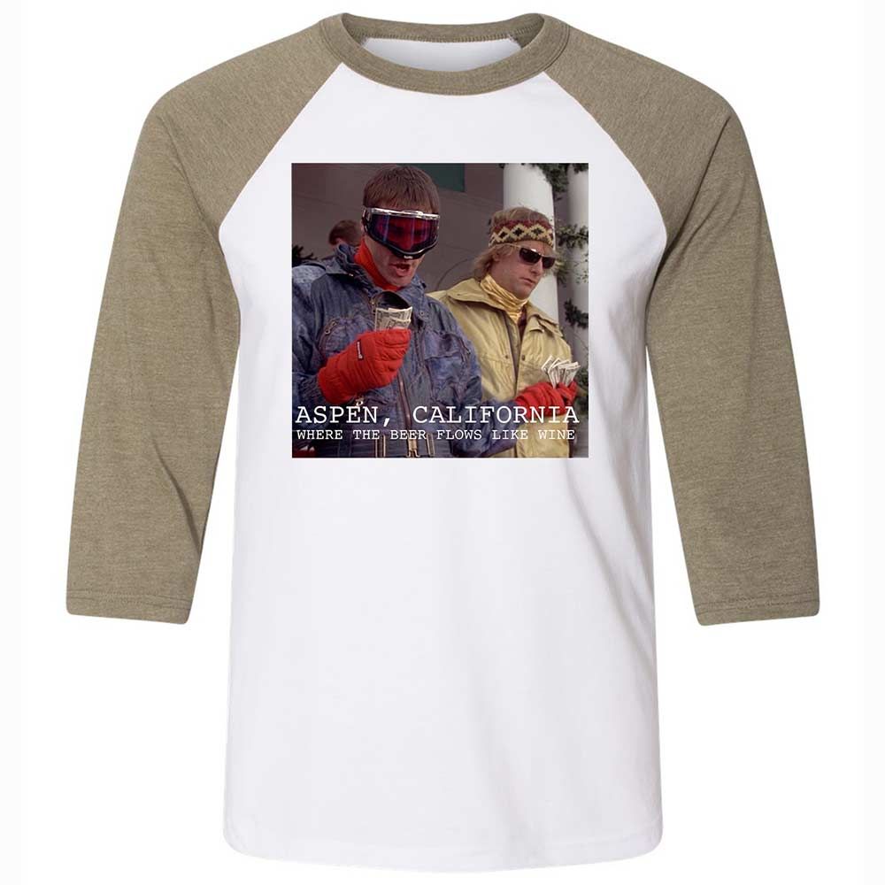 Unisex 3/4 Baseball Tee - U8GUQ3KD - White/Heather Olive - 4